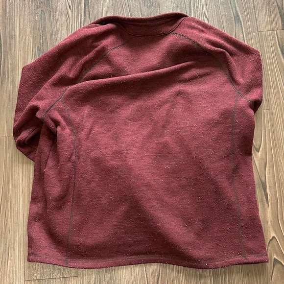 Men's Swiss Maroon Tech Full-Zip Fleece | 2XL - Picture 2 of 3